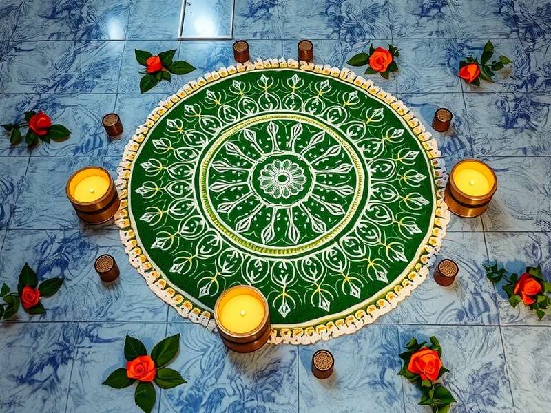 Enchanting Elegance Rangoli Game Cover